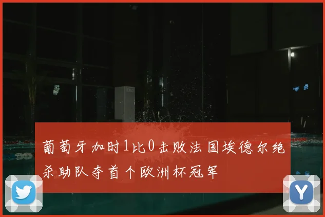 葡萄牙加时1比0击败法国埃德尔绝杀助队夺首个欧洲杯冠军